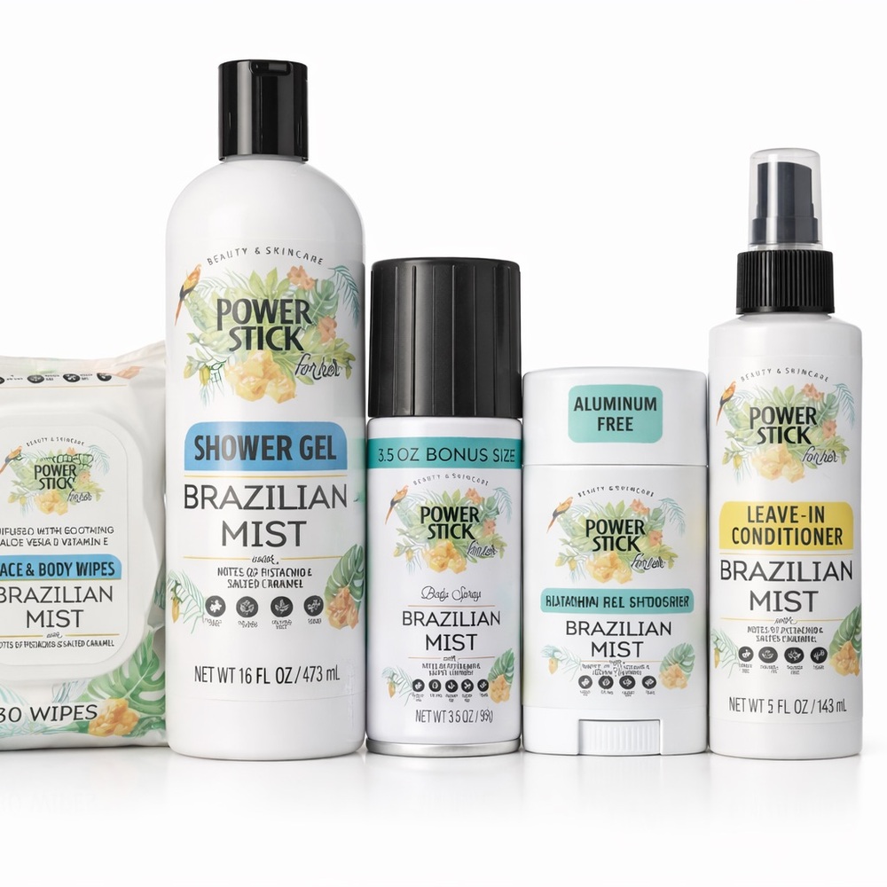 Brazilian Mist Skincare Set. Gift set for Her.